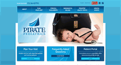 Desktop Screenshot of piratepediatrics.com